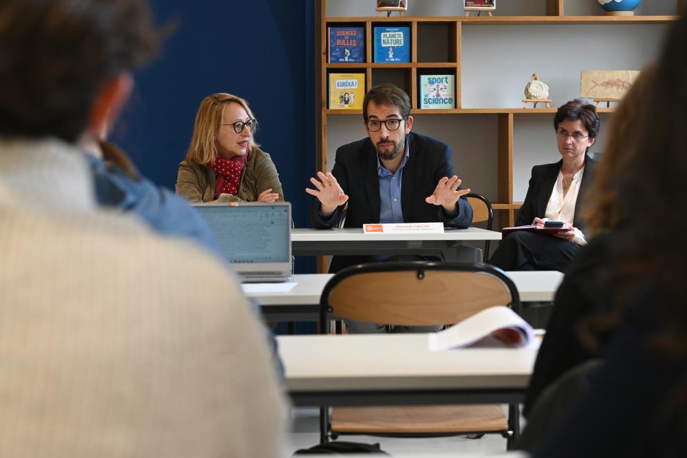 Conf��rence de presse